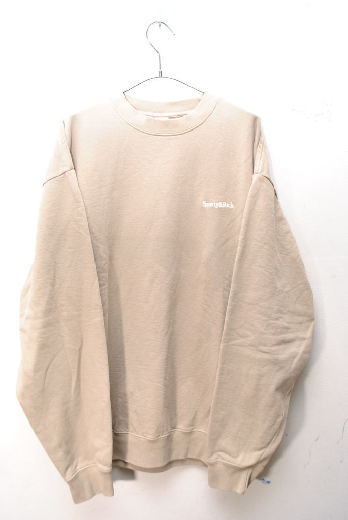 SPORTY&RICH HEALTH IS WEALTH C/N SWEAT スポーティーアンドリッチ/スウェット/トレーナー/L