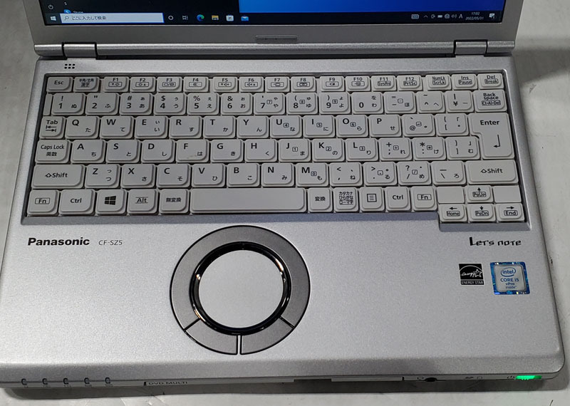 ■Panasonic Let'sNote CF-SZ5ADCVS /i5-6300U/メモリ4GB/HDD320GB/12.1型フルHD/DVDマルチ/無線/Win10pro/輝点あり/送料無料/0601-S