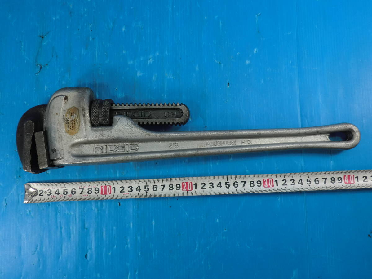 H5/31-11 パイプレンチ 450mm RIDGID アルミ