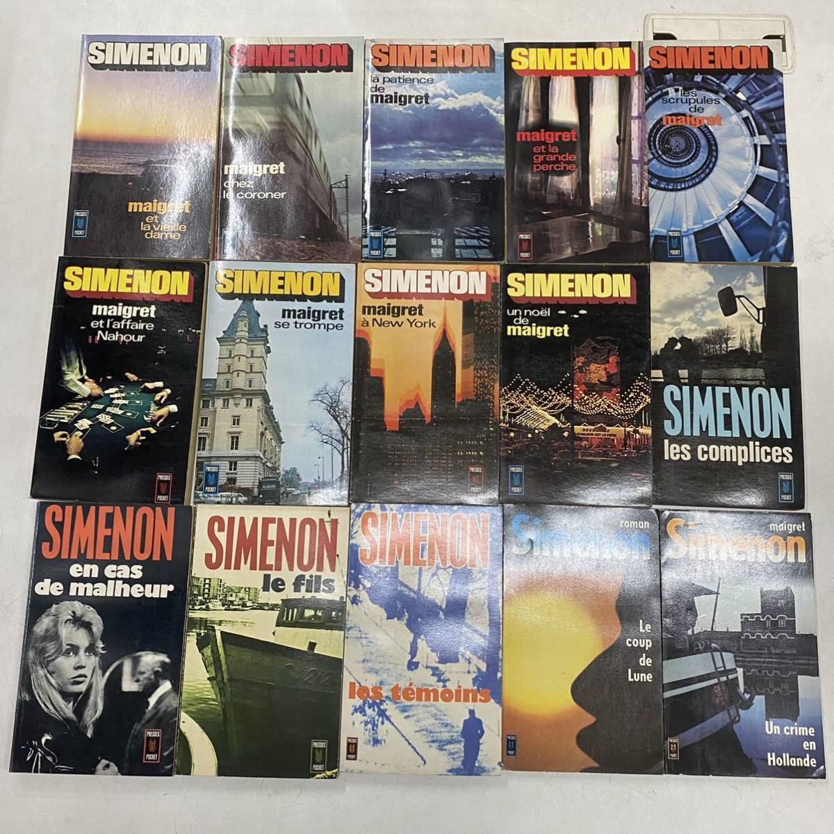 A0603 55 洋書まとめセット Simenon シムノン ミステリー サスペンス 推理 ディスプレイ 小物 装飾 インテリア アンティーク クラシック 洋書 売買されたオークション情報 Yahooの商品情報をアーカイブ公開 オークファン Aucfan Com