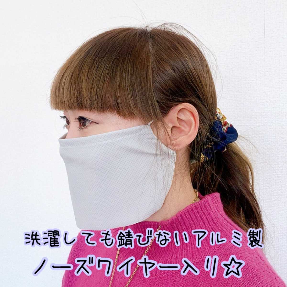 【ラクマスク：グレージュ】合唱用マスク　コーラスマスク　男女兼用_1