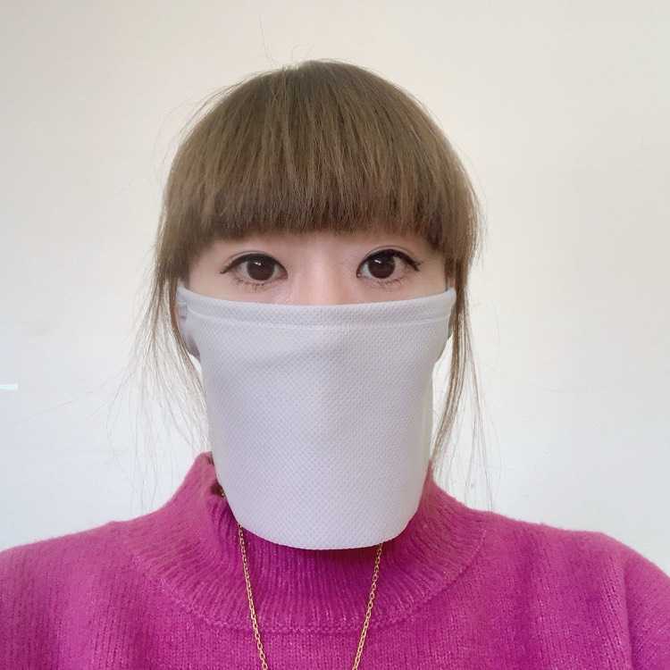 【ラクマスク：グレージュ】合唱用マスク　コーラスマスク　男女兼用_2