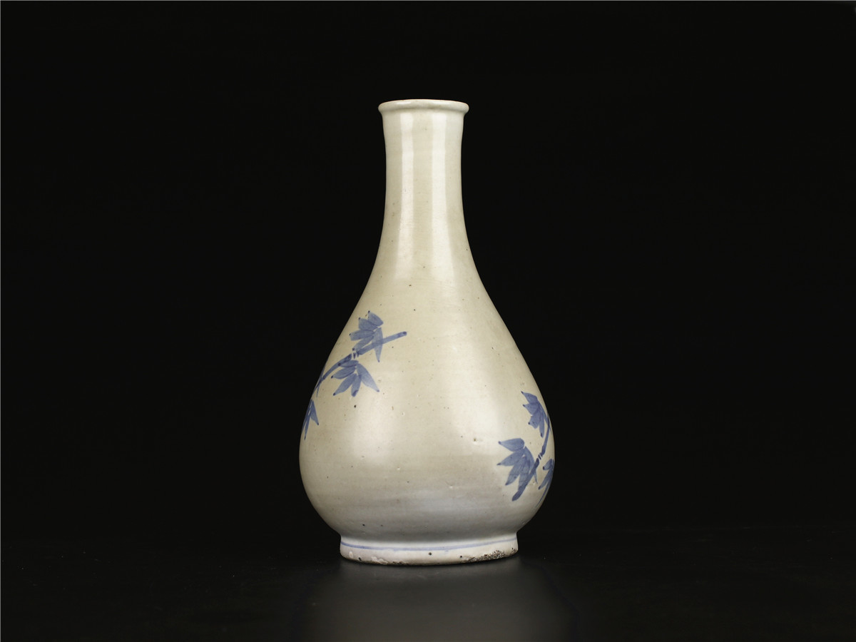 李朝 李朝時代 染付 白磁 韓国美術 開窓 窓絵山水文