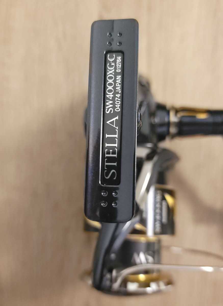 極美品】シマノ ステラSW 4000XG 夢屋 アルミラウンドノブ ブラック 