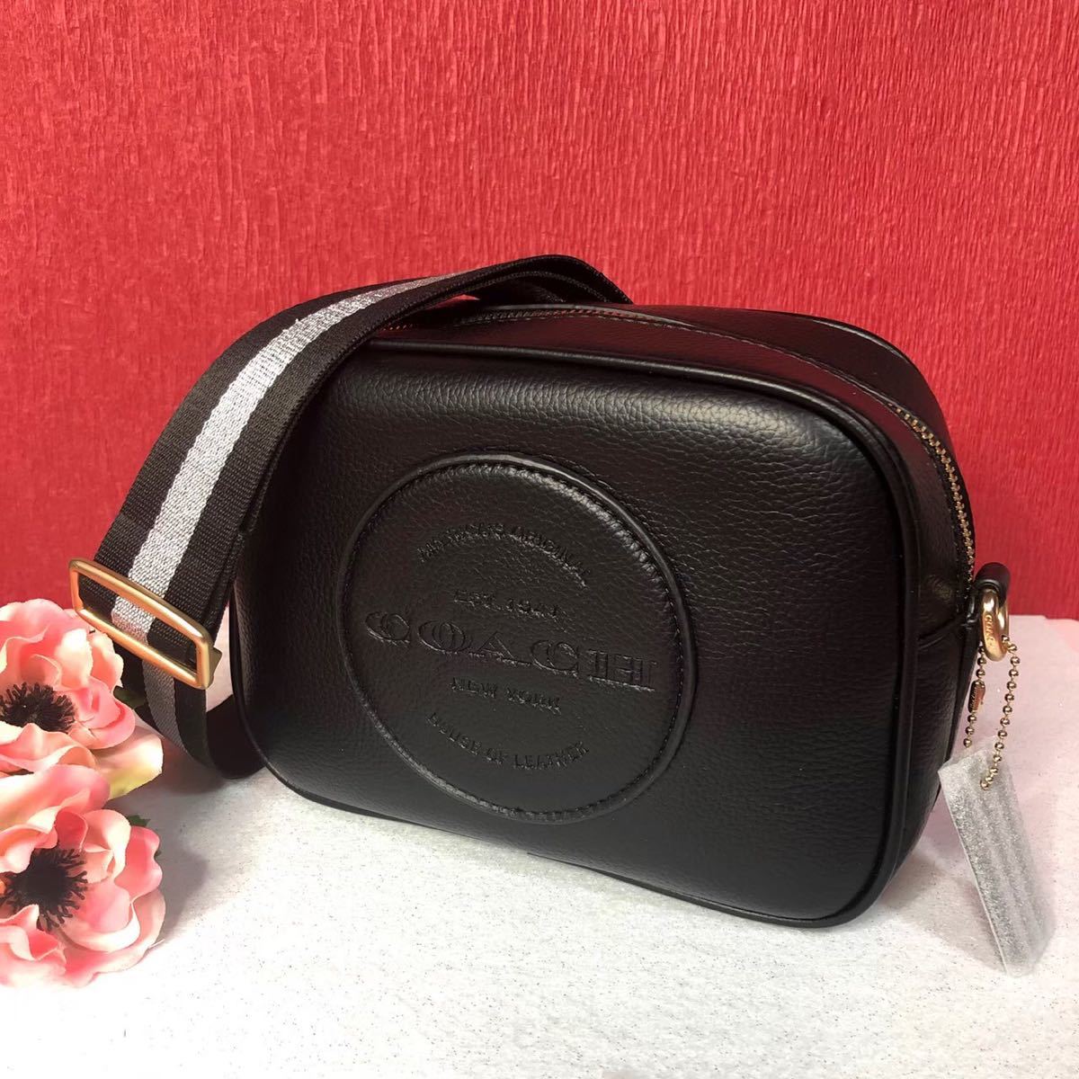 最安値，豊富な】 COACHコーチ ショルダーバッグ ブラック 新作 新品