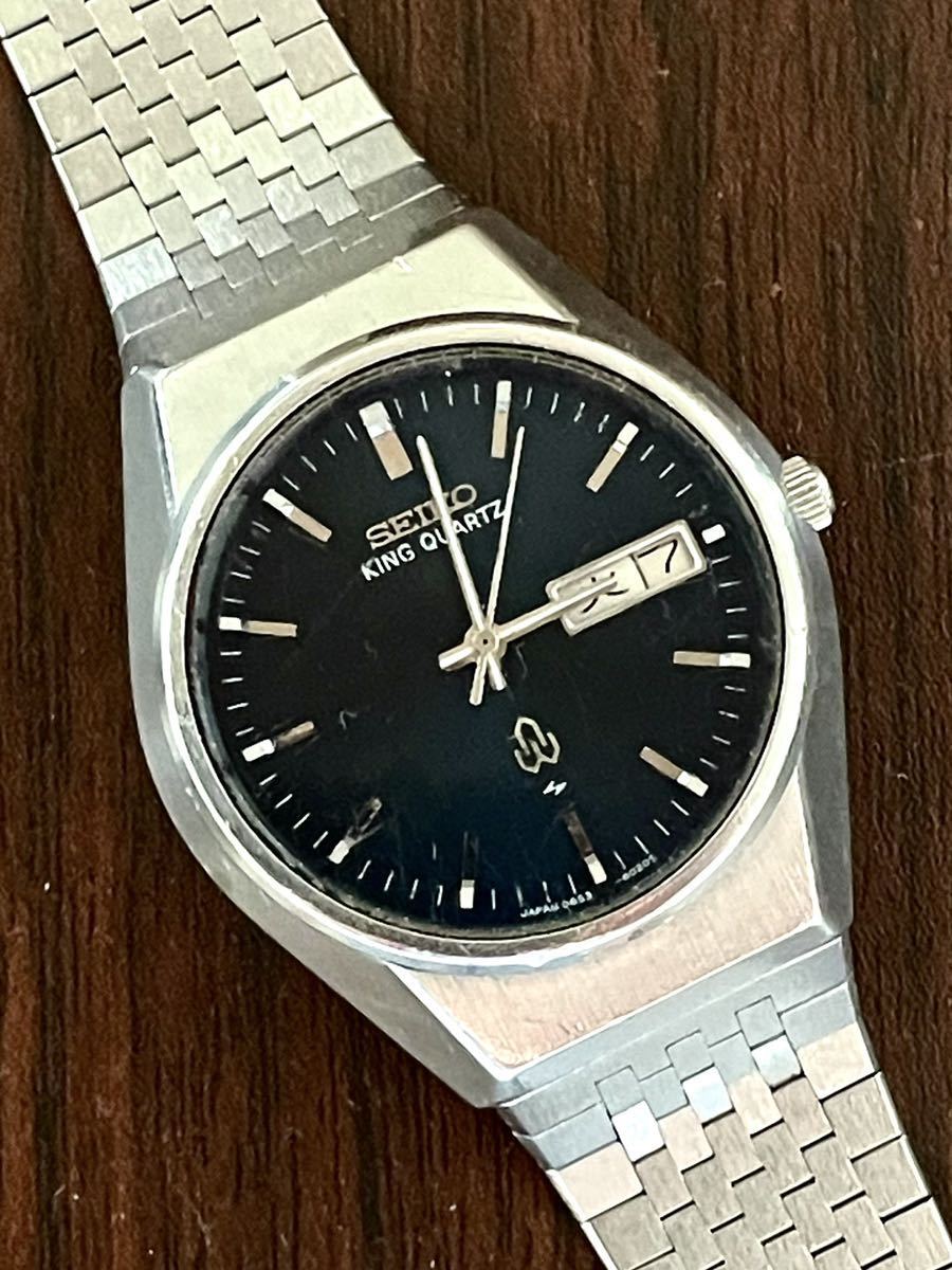 順調に作動中！綺麗なネイビー文字盤！オリジナルSSベルト付き！SEIKO 