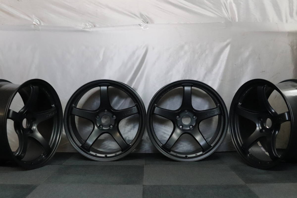☆送料無料☆RAYS gramLIGHTS 57CR 19インチ 10.5J +35 5/114.3 カラー 