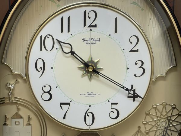P362-T1-1496 Small World スモールワールド からくり時計 掛け時計