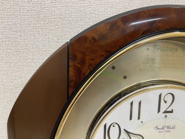 P362-T1-1496 Small World スモールワールド からくり時計 掛け時計
