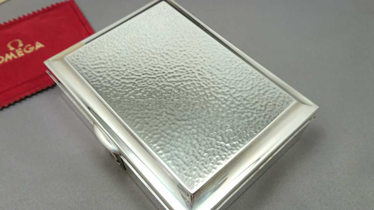 オメガ シルバー純銀製の箱 美品 ヴィンテージ物 コンステレーション 