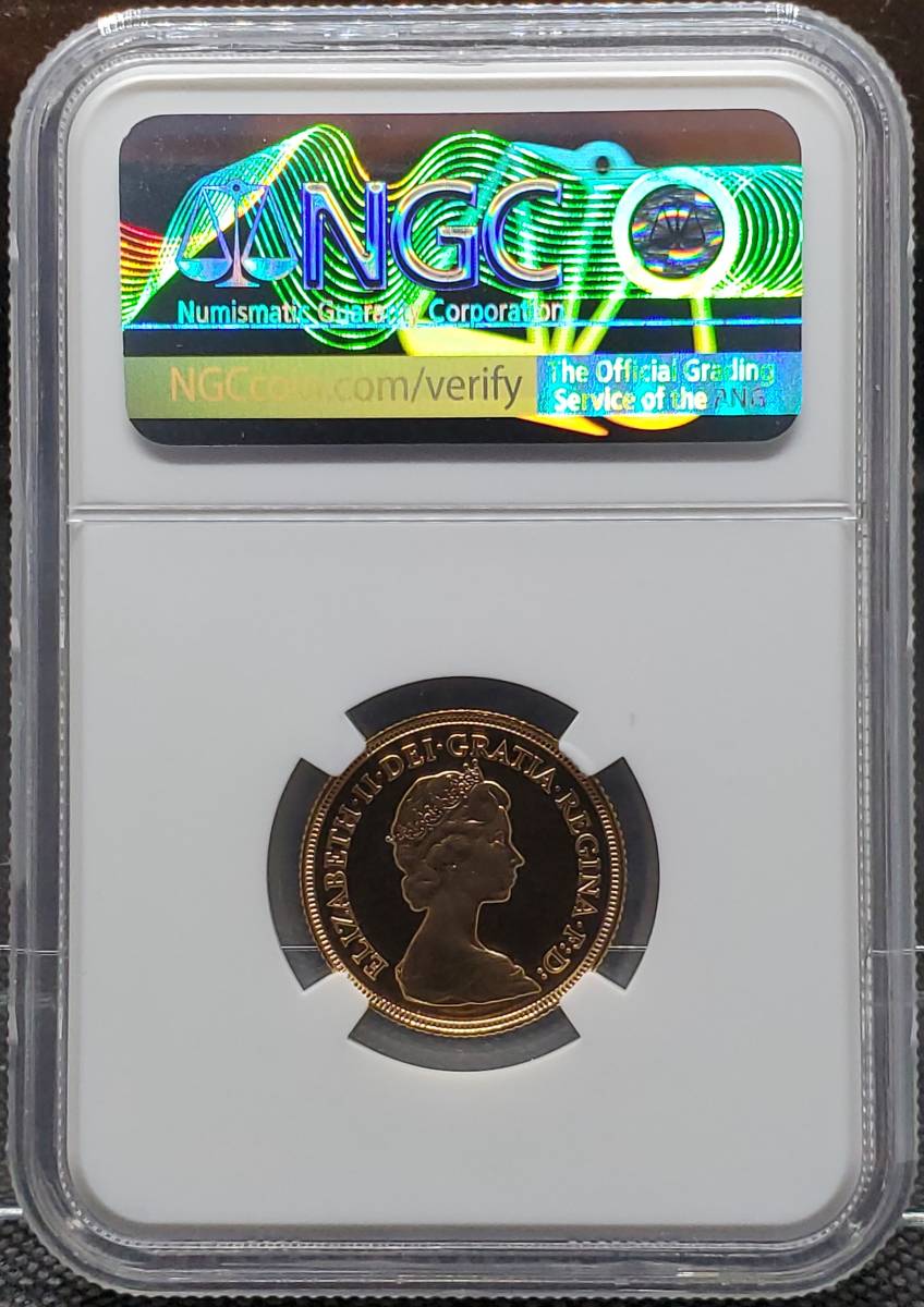 イギリス 金貨 1ソブリン 0 1983年 ソブリン金貨 NGC Yahoo!オークション ヤングエリザベス PF69 - NGC鑑定 UC1983年 エリザベス エリザベス2世 ソブリン