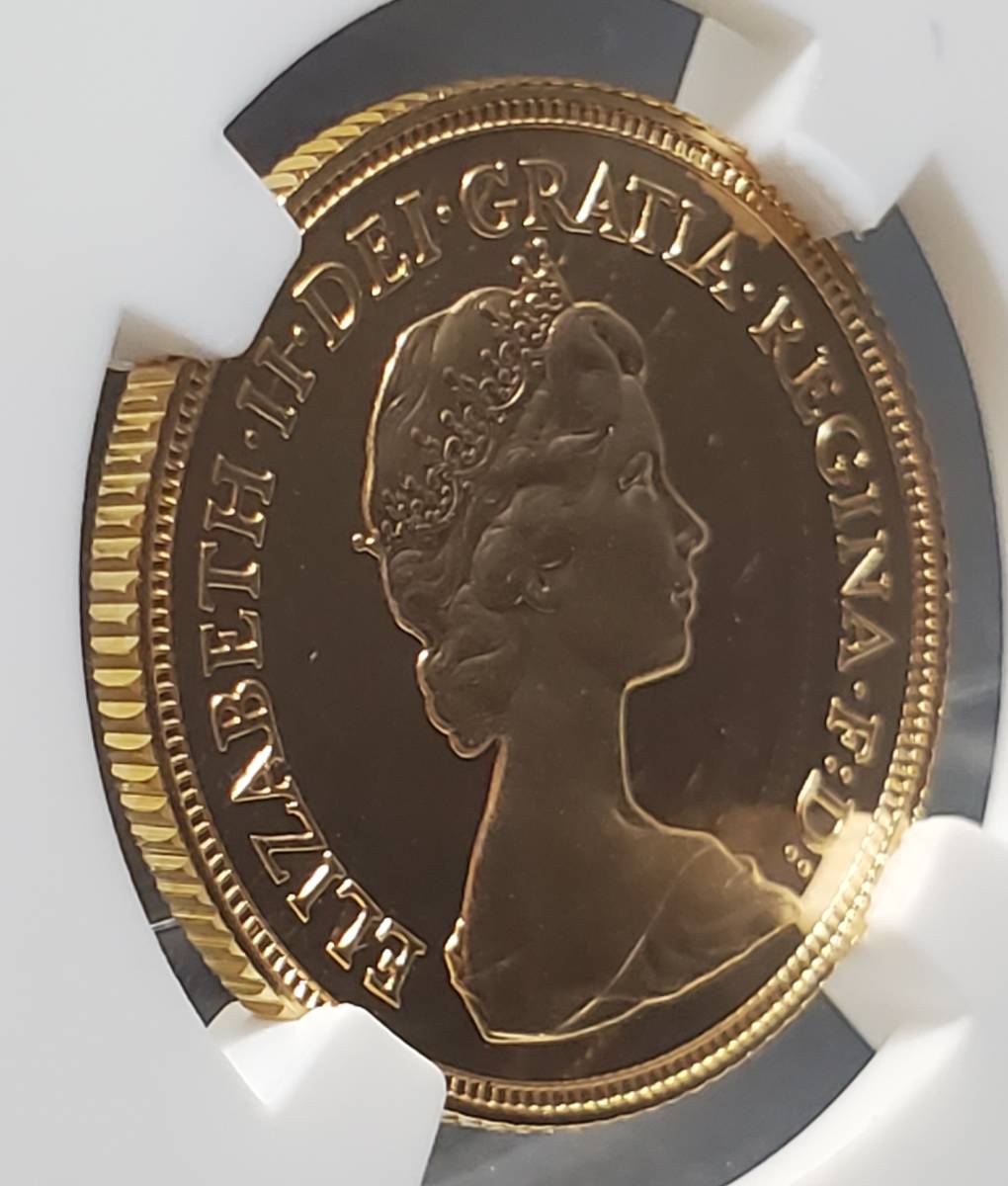 イギリス 金貨 1ソブリン 0 1983年 ソブリン金貨 NGC Yahoo!オークション ヤングエリザベス PF69 - NGC鑑定 UC1983年 エリザベス エリザベス2世 ソブリン