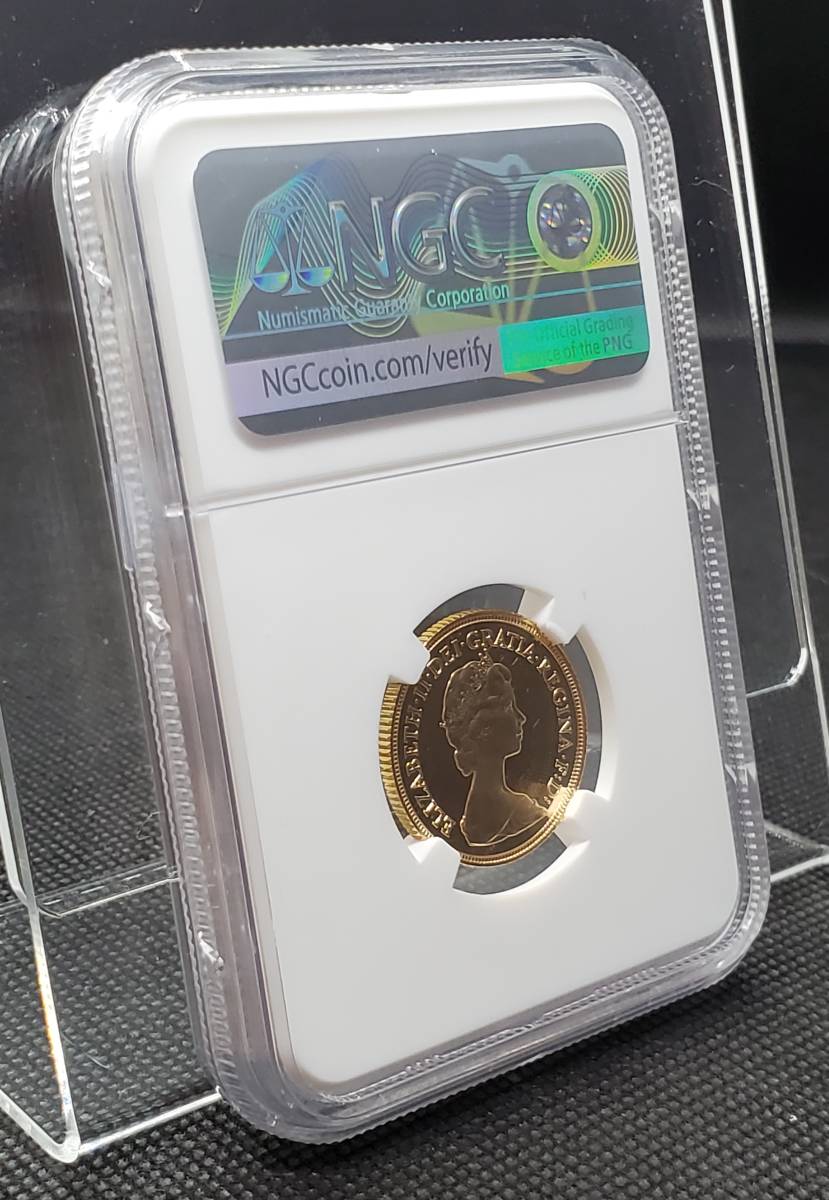 イギリス 金貨 1ソブリン 0 1983年 ソブリン金貨 NGC Yahoo!オークション ヤングエリザベス PF69 - NGC鑑定 UC1983年 エリザベス エリザベス2世 ソブリン