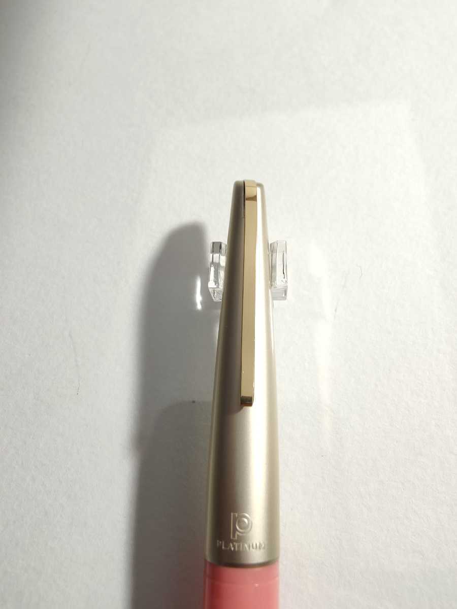 新品未使用】プラチナ 旧型 ソフトペン S66-30 ピンクxシャンパン