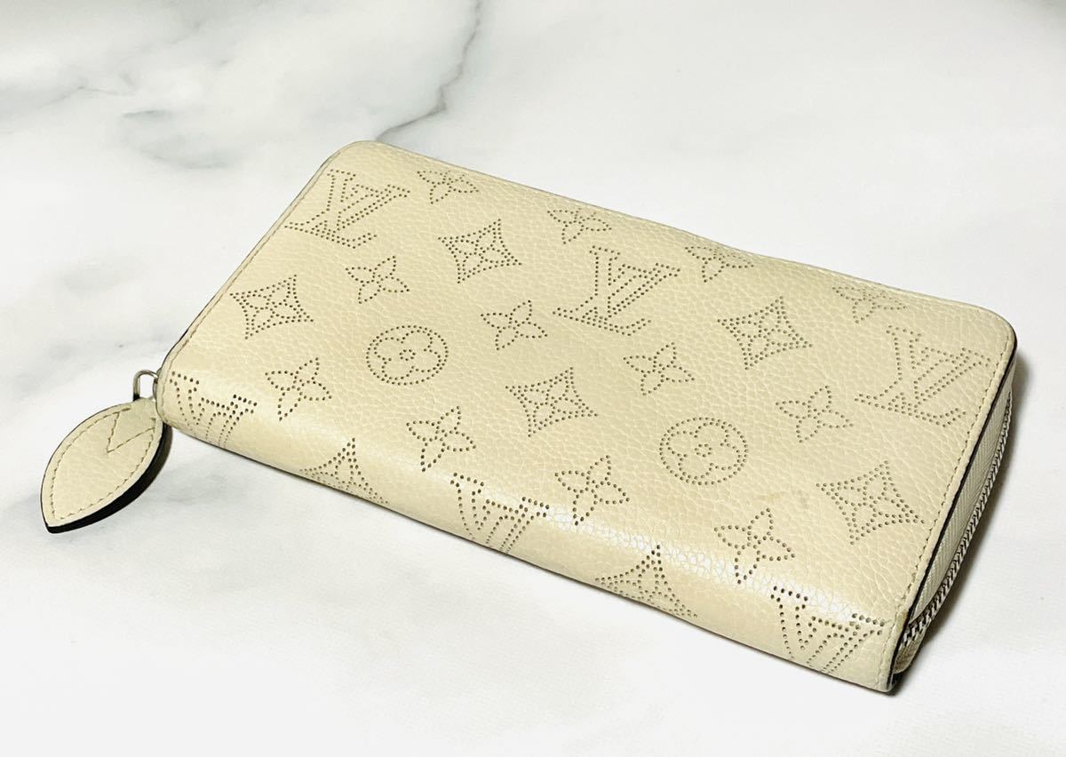 専用ルイヴィトン マヒナ モノグラム イヴォワール ジッピーウォレット 長財布 最高級 ルイ ヴィトン LOUIS VUITTON マヒナ ジッピー ウォレット