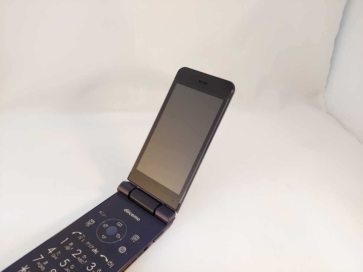 新品未使用！判定○】docomo AQUOSケータイ SH-01J Blue Black 付属品 