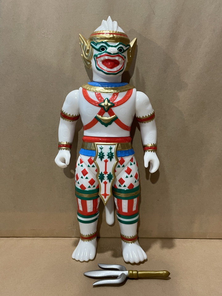 ウルトラ6兄弟VS怪獣軍団 ハヌマーン ソフビ 白色バージョン タイ 未