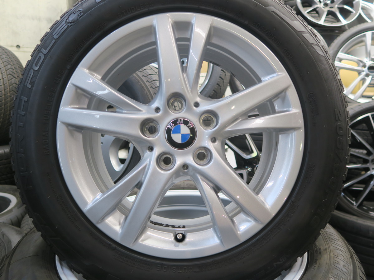 【安い，人気SALE】 冬の準備に BMW 2シリーズ F45 F46 アクティブツアラー純正 バリ山スタッドレスタイヤ momo NORTH POLE W-2 205/60-16(スタッドレスタイヤ)｜売買されたオークション情報、yahooの商品情報をアーカイブ 5穴