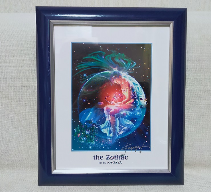 ☆KAGAYA カガヤ デジタルアートパネル 額縁 直筆サイン入り Zodiac 12