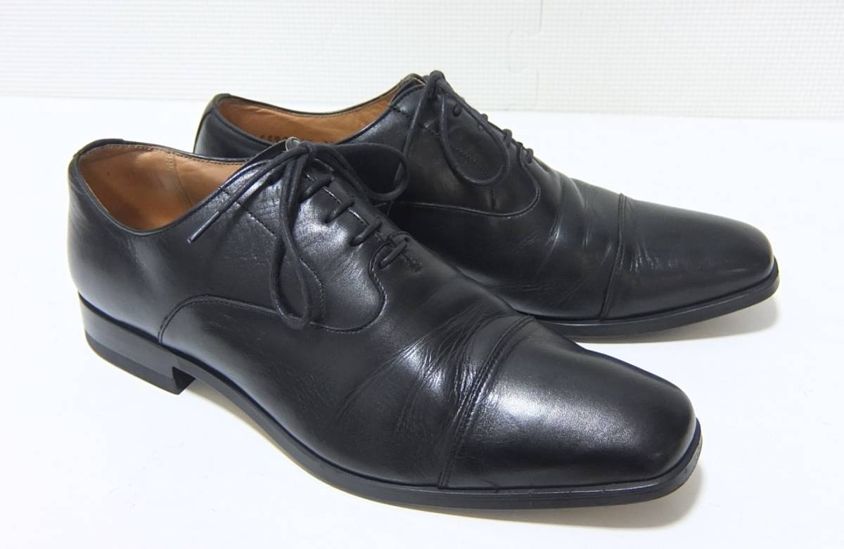 REGAL リーガル ストレートチップ レザーシューズ 黒 241/2 ビジネス