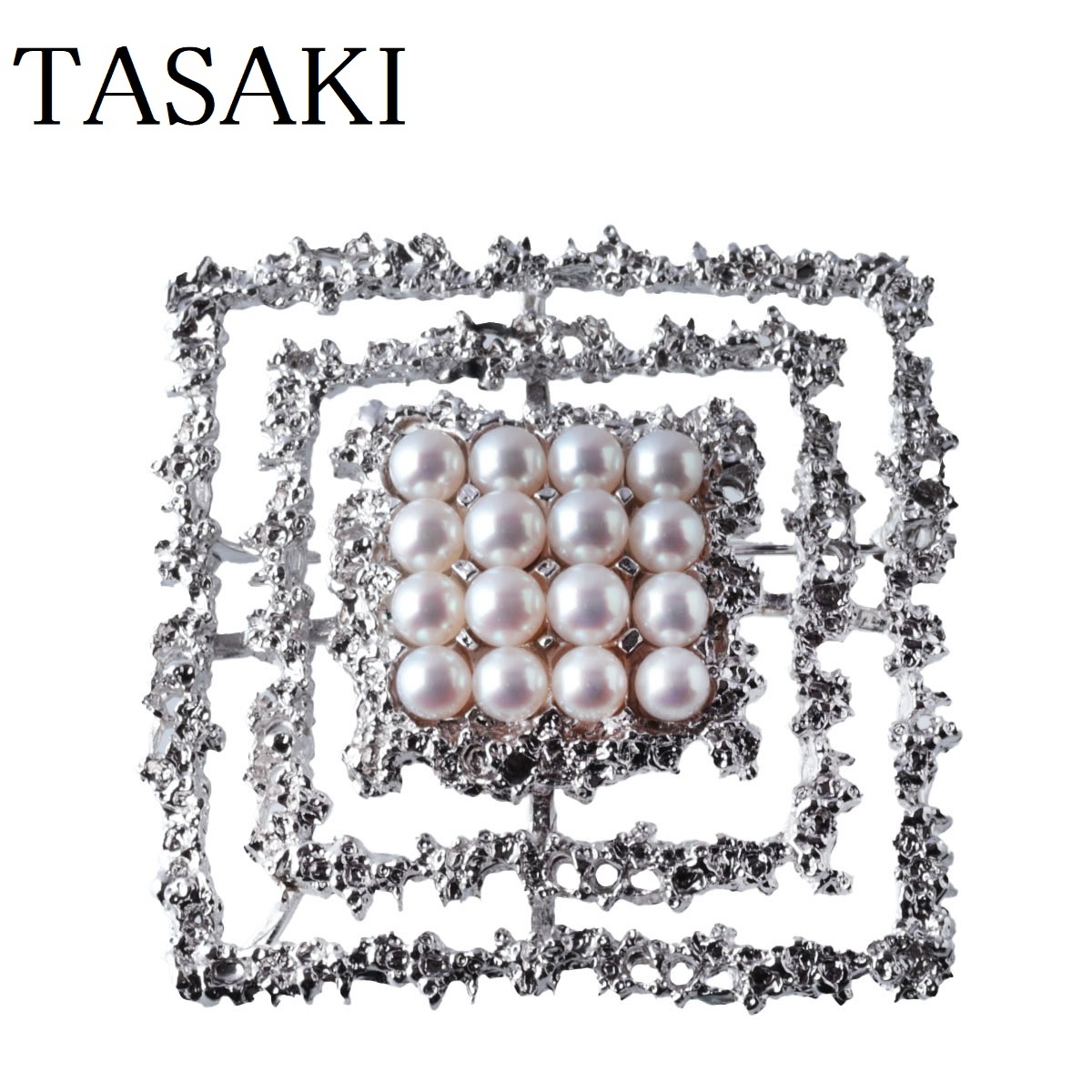 美品】タサキ パール ブローチ シルバー ベビーパール 22.7g 田崎真珠