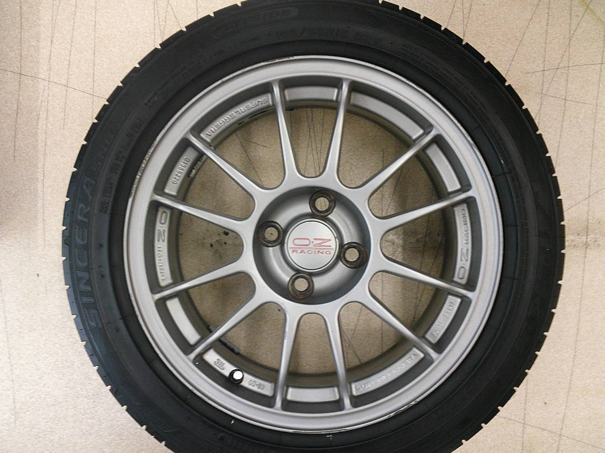 軽量 OZレーシング スーパーレッジェーラ(7J+37 4H-100) 185/55R15