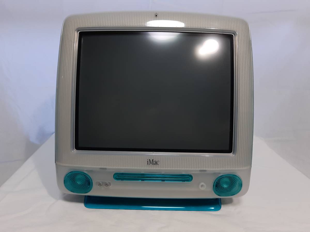 iMac G3/350 ブルーベリー OS9.2 (iMac初代の外箱付）動作品(iMac