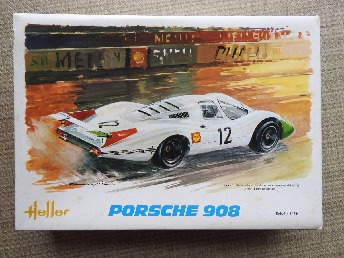 エレール ポルシェ 908 1/24 ・未開封 ・ 未組み立て 箱：経年