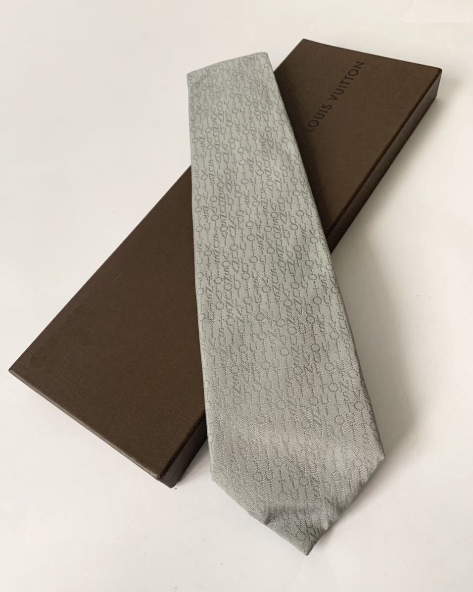 爆買い，お得 Louis Vuitton SILK 100% TIE Logo ルイヴィトン シルク クラヴァット 9CM イタリア製 ネクタイ ロゴ 箱付き 正規品 0231(ネクタイ)｜売買されたオークション情報、yahooの商品情報をアーカイブ公開 - オ 服飾小物