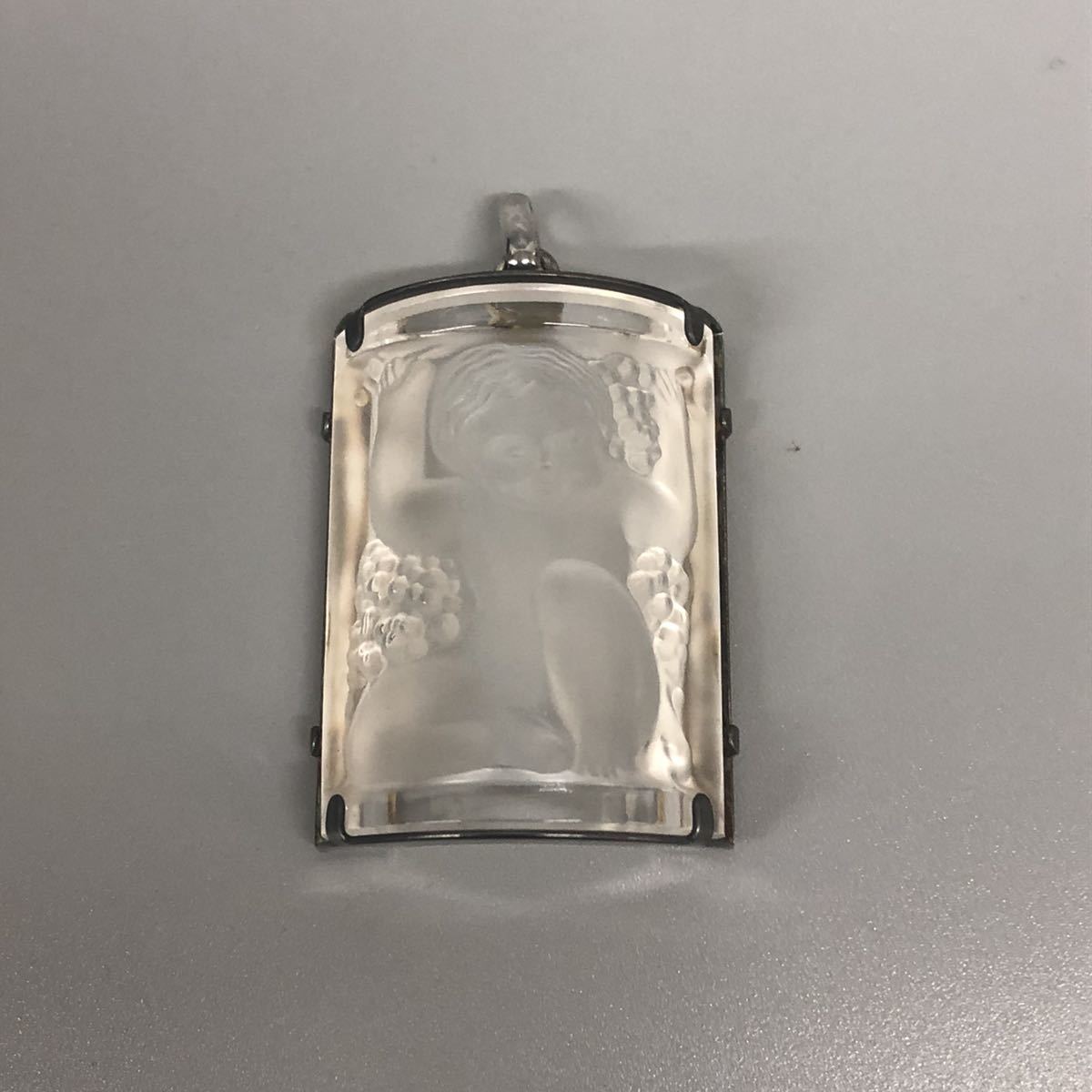 LALIQUE ネックレスヘッド 、アンファンエンジェル、シルバー 【公式通販】