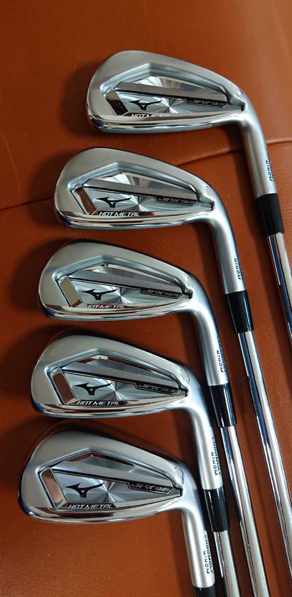★使用わずか★MIZUNO ミズノ JPX 921 HOT METAL ホットメタル アイアン N.S.PRO 950 neo S 【6～P】5本セット【日本仕様正規品】