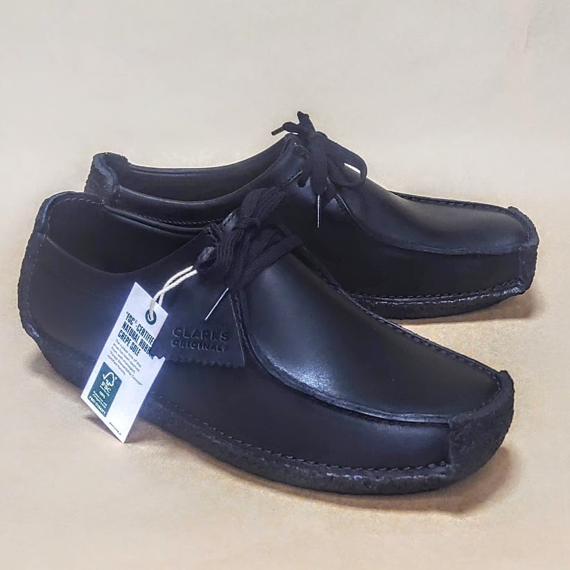 UK8.0 クラークス ナタリー 黒本革N CLARKS NATALIE BLACK EU型番