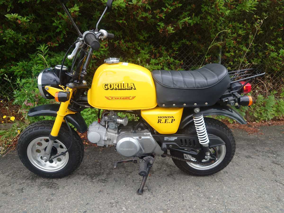 ホンダ ゴリラ GORILLA Z50J HONDA モンキー 原付 単車 元からイエロー