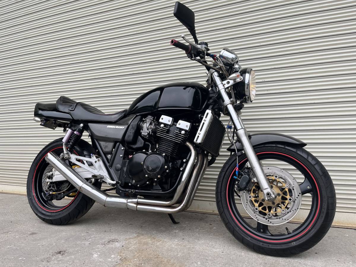 1円スタート！ スズキ GSX400 インパルス GK79A 前期 車検付き！R5年4  