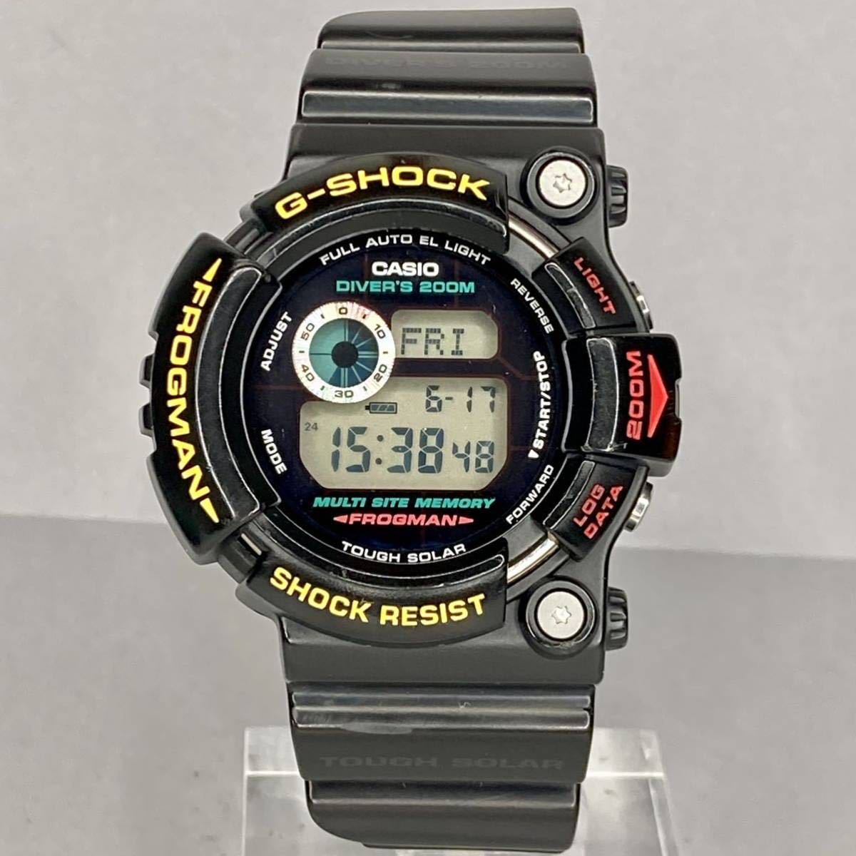 美品 CASIO G-SHOCK GW-200Z-1JF FROGMAN フロッグマン ファイナル 