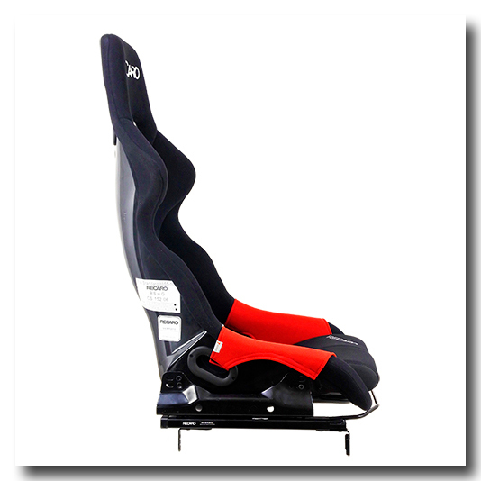 送料無料！レカロ・シートカバー(03) RS-G，GS，GE用 座面サイド プロテクター・カバー 左右セット(カバー色:赤，黒を連絡)！ 
