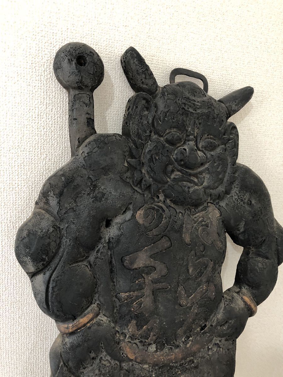 はらいたのくすり 看板 □江戸～明治 はらいたのくすり☆木製鬼看板