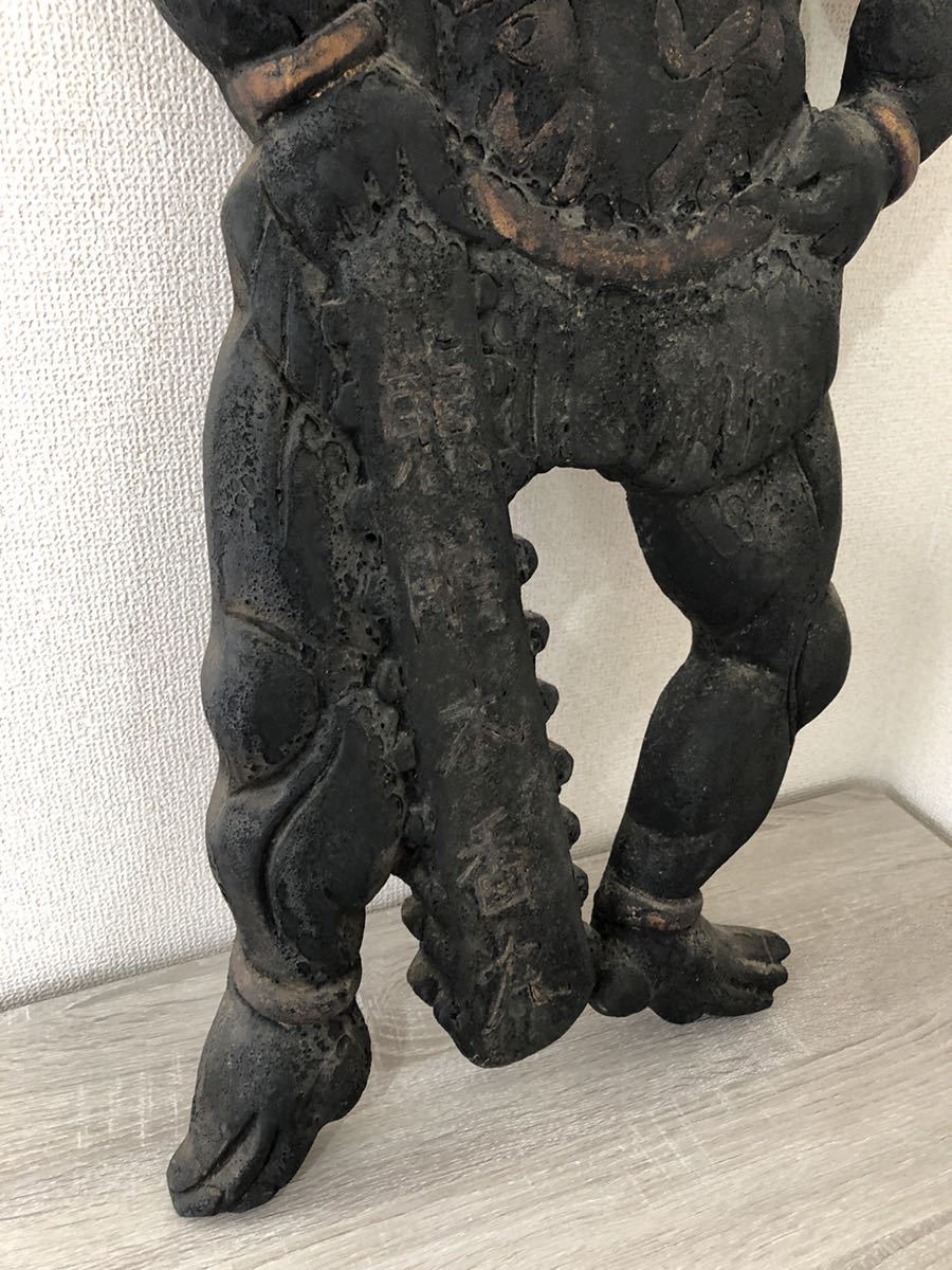 はらいたのくすり 看板 □江戸～明治 はらいたのくすり☆木製鬼看板