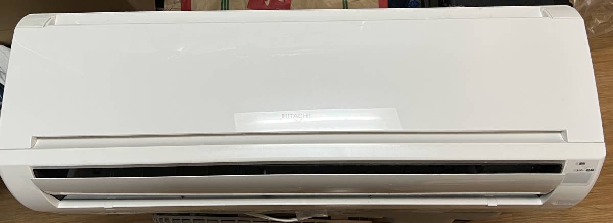 日立 しろくまくん 室内機 RAS-A22W 室外機RAC-A22E 6畳用 2016年製(12 