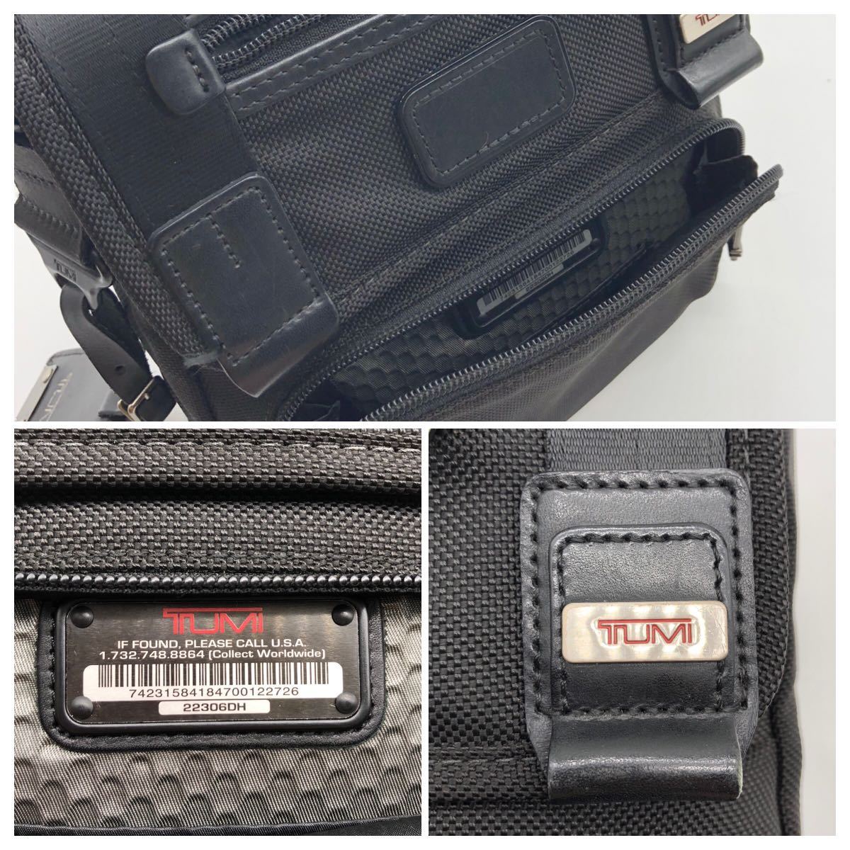 1円【美品】TUMI トゥミ ショルダーバッグ クロスボディバッグ 