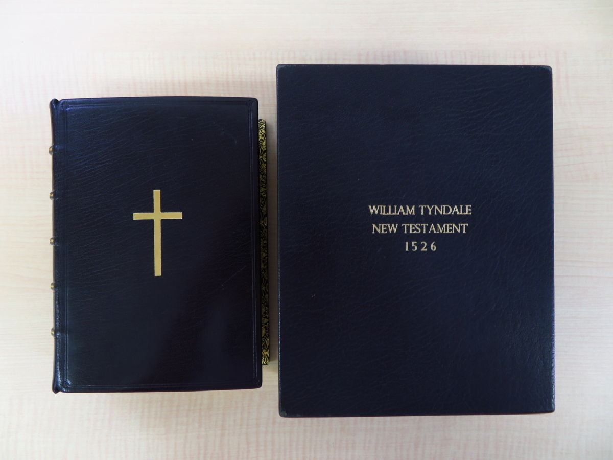 『New Testament 1526』限定250部 「ティンダル訳新約聖書」ファクシミリ版復刻版 英国ロンドンの製本工房Morrellによる極上美装本