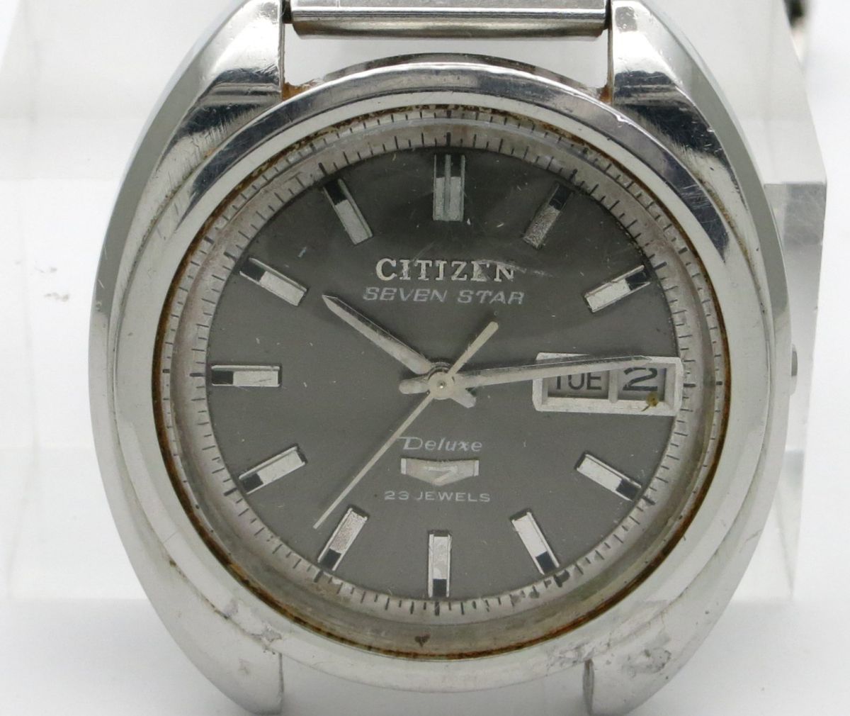 1円スタート 腕時計 CITIZEN シチズン SEVENSTAR セブンスター Deluxe 