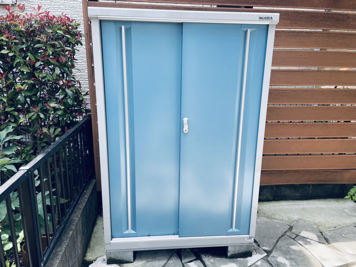 埼玉・解体済・綺麗】イナバ物置 MJX-116D 横110×奥行61.5×高160cm 