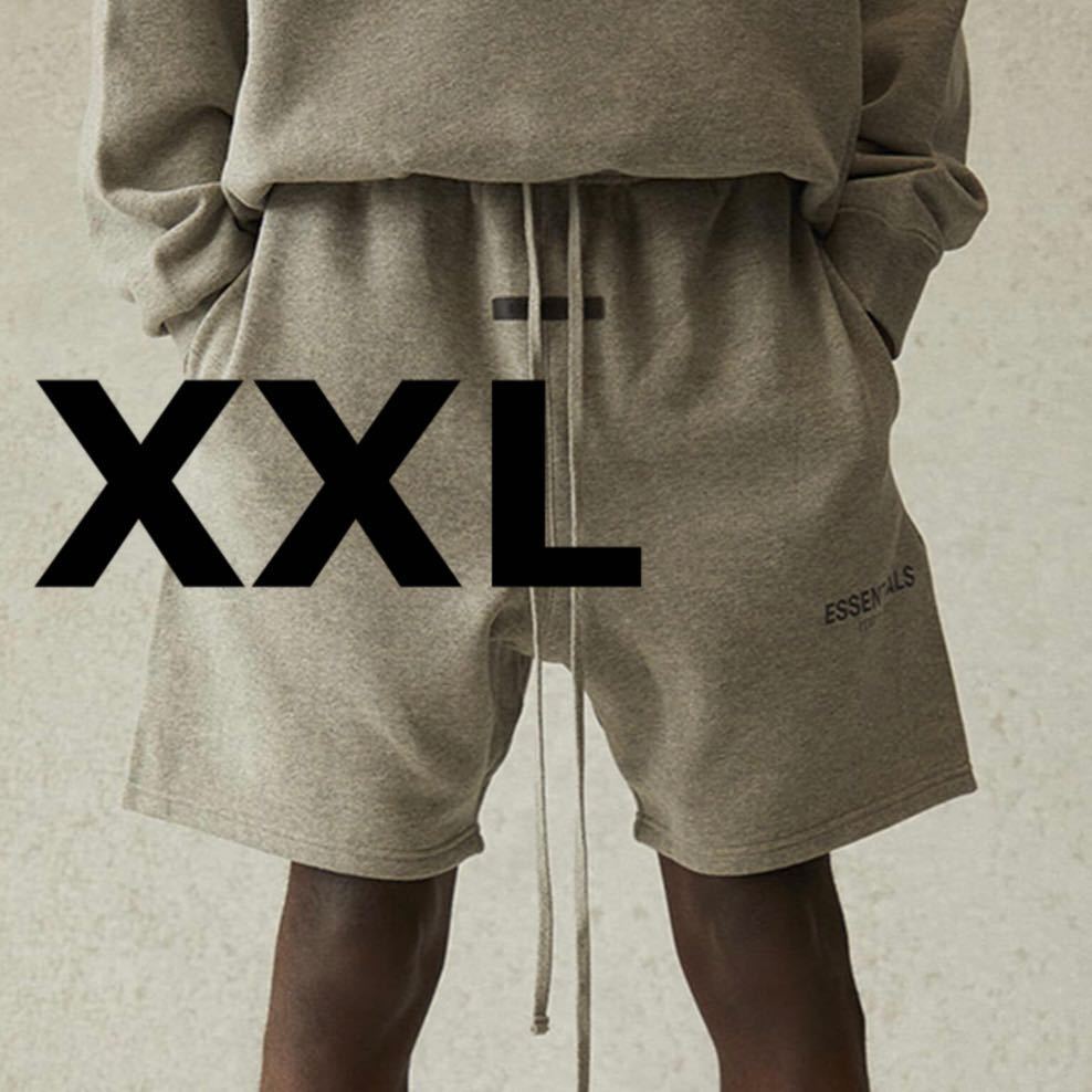 ESSENTIALS FEAR OF GOD ショートパンツ　オートミール XXL】ヘザーオートミール FOG Essentials 21FW Shorts グレー ハーフ