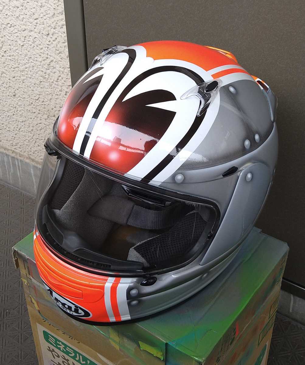 アライ Arai QuantumJ sizeM カスタムペイント 忠ヘル アニメ目 中古