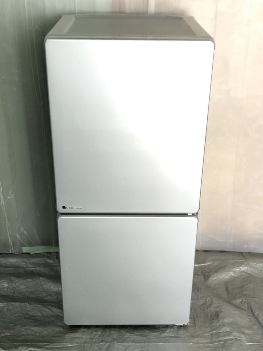 ユーイング 2ドア ユーイング⁄ノンフロン冷凍冷蔵庫中古品23014年製 氷