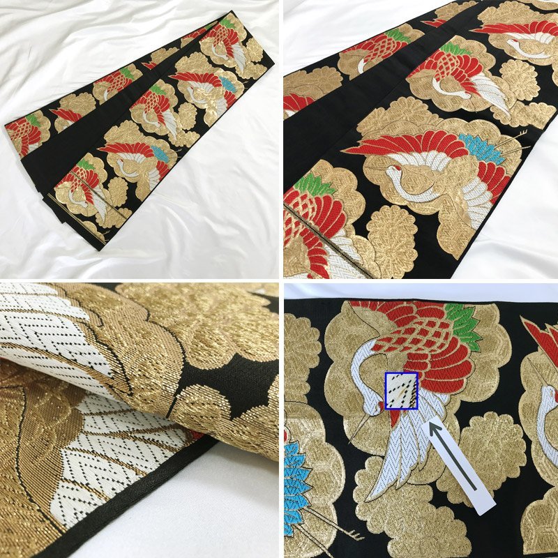 603ag6お小物セット□七五三 七歳 女児 着物&袋帯&長襦袢 薄ピンク
