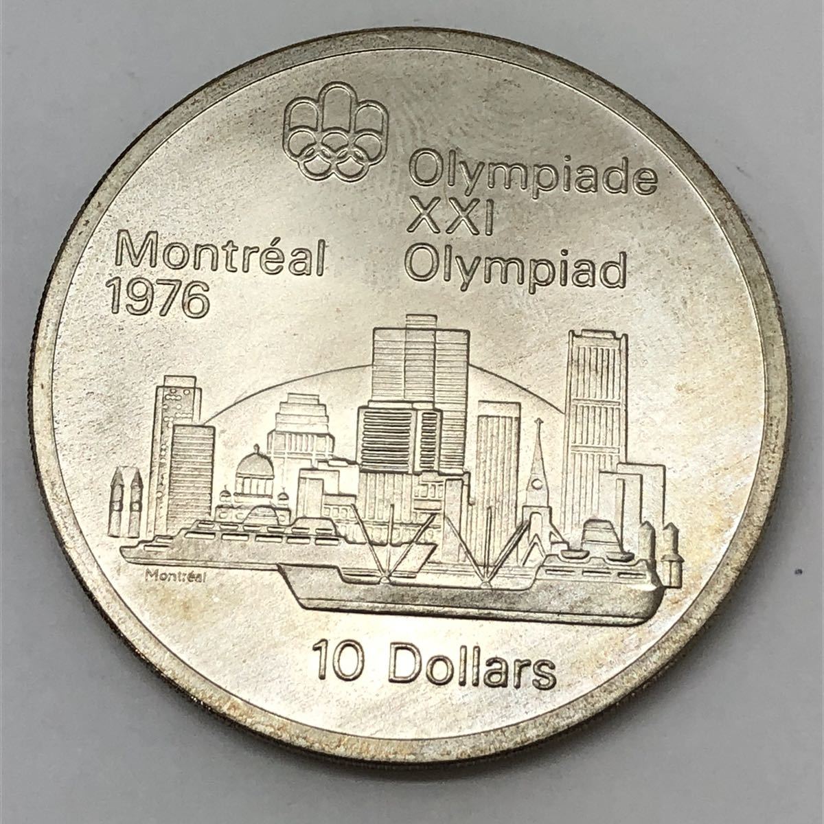 カナダ 1973年 エリザベス2世 硬貨　1976年オリンピック5ドル硬貨 6.22.OD-1612☆カナダ 記念硬貨☆CANADA 1973/エリザベス2世