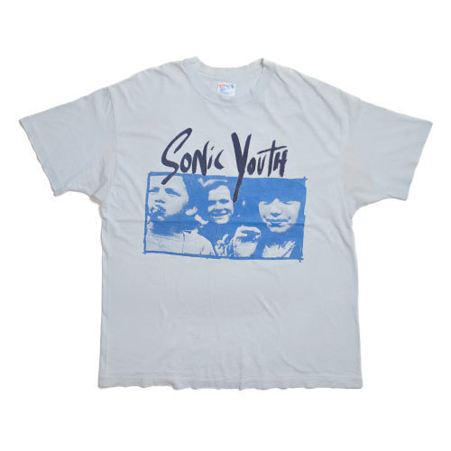 新品，大人気 Vintage T-Shirt / ヴィンテージ Tシャツ SONIC YOUTH SELF-OBSESSED AND SEXXEE ソニック ユース SIZE : XL(Tシャツ)｜売買されたオークション情報、yahooの商品情報をアーカイブ公開 - オークファン Tシャツ