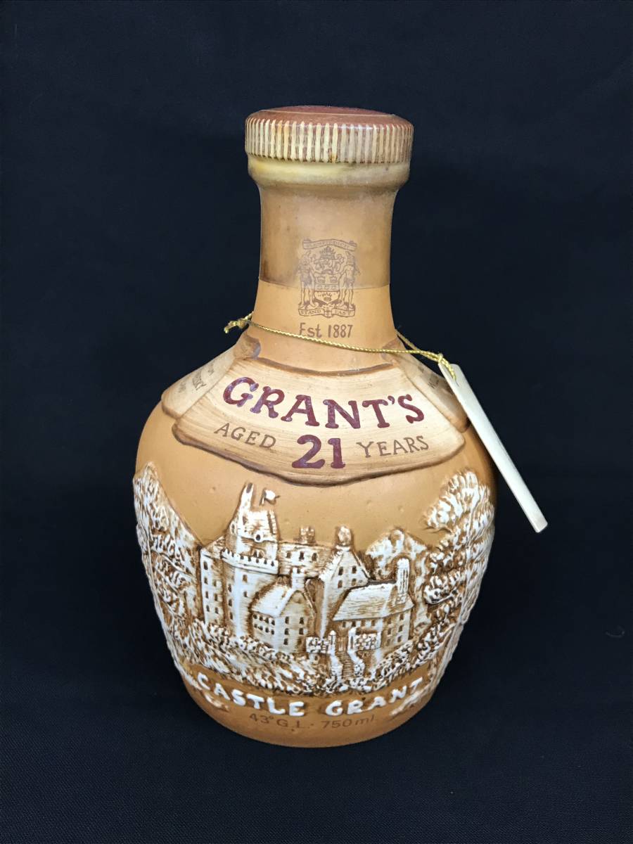 グランツ21年 古酒 ウイスキー 陶器